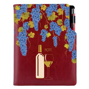Note DESIGN B5 Lined - burgundy - Wine