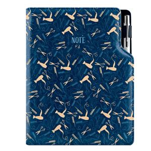Note DESIGN B5 Unlined - blue - hairdresser