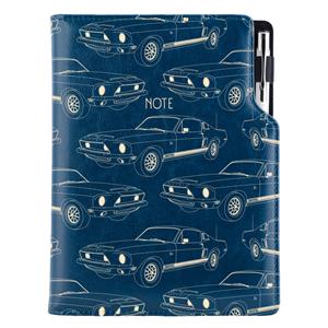 Note DESIGN B6 Lined - blue - Mustang