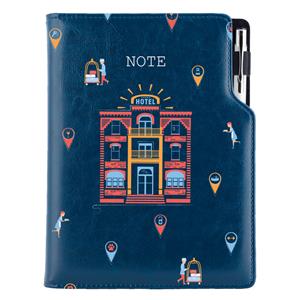 Note DESIGN B6 Squared - blue - Hotel