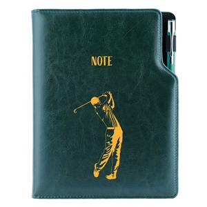 Note DESIGN B6 Unlined - green - Golf man
