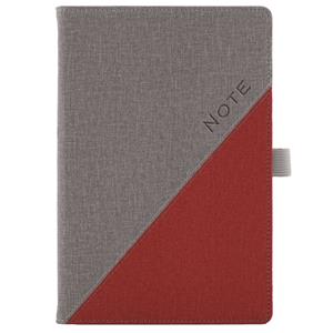 Note DIEGO A5 dotted - grey/red