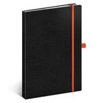 Note dotted A5 - Vivella Classic - black/orange