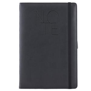 Note Poly A5 dotted - black