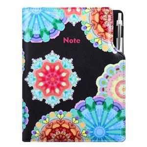 Notes DESIGN A4 dotted - black - kaleidoscope