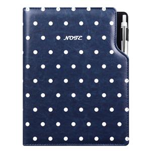 Notes DESIGN A4 dotted - blue polka dots