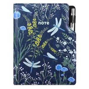 Notes DESIGN B5 dotted - blue dragonflies
