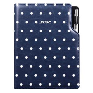 Notes DESIGN B5 dotted - blue polka dots