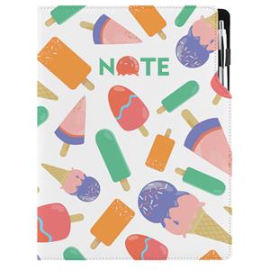 Notizbuch DESIGN A4 nicht liniert - Eis am Stiel