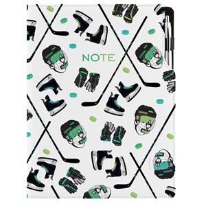 Notizbuch DESIGN A4 nicht liniert - Eishockey