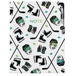 Notizbuch DESIGN A4 nicht liniert - Eishockey