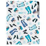 Notizbuch DESIGN A4 nicht liniert - Fußball