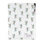 Notizbuch DESIGN A4 nicht liniert - Kolibri