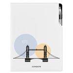 Notizbuch DESIGN A4 nicht liniert - London