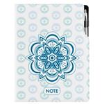 Notizbuch DESIGN A4 nicht liniert - Mandala Blau