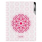 Notizbuch DESIGN A4 nicht liniert - Mandala Rot