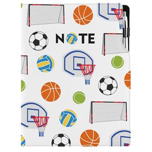 Notizbuch DESIGN A4 nicht liniert - Sport