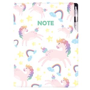 Notizbuch DESIGN A4 nicht liniert - Unicorn