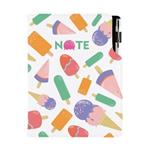 Notizbuch DESIGN B5 liniert - Eis am Stiel