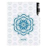 Notizbuch DESIGN B5 liniert - Mandala Blau