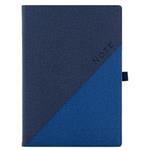 Notizbuch DIEGO A4 nicht liniert - blau/dunkelblau