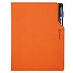 Notizbuch GEP B5 liniert - Orangenrot
