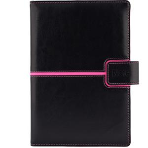 Notizbuch MAGNETIC B6 lienert - schwarz/rosa