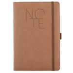 Notizbuch POLY A5 nicht liniert - Braun