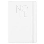 Notizbuch POLY A5 nicht liniert - Weiß