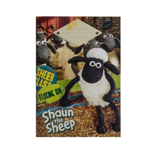 Ovečka Shaun - sešit A5, 20 listů, linkovaný