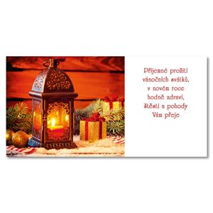 PF 2026 - Card with wishes - Decoration with lantern