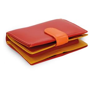 Red ladies leather purse