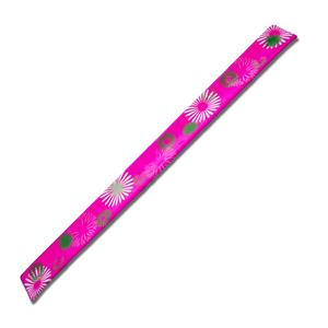 Reflective bracelet pink 300 x 29 mm - daisies