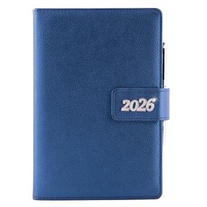 Tagebuch BRILLIANT täglich A5 2026 Tschechisch – Blau