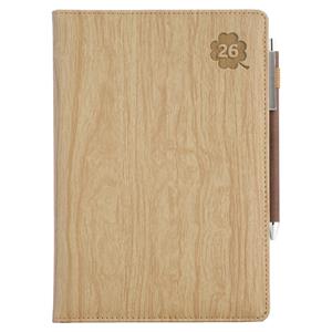 Tagebuch CORA wöchentlich A5 2026 Tschechisch - Beige