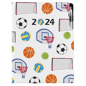 Tagebuch DESIGN täglich A4 2024 CZ - Sport