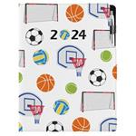 Tagebuch DESIGN täglich A4 2024 CZ - Sport