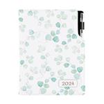 Tagebuch DESIGN täglich A5 2024 CZ - Aquarell