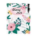 Tagebuch DESIGN täglich A5 2024 CZ - Blumen