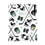 Tagebuch DESIGN täglich A5 2024 CZ - Eishockey