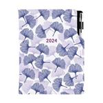 Tagebuch DESIGN täglich A5 2024 CZ - Ginkgo