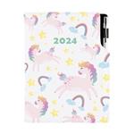 Tagebuch DESIGN täglich A5 2024 CZ - Unicorn
