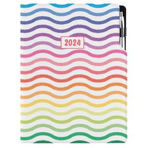 Tagebuch DESIGN wöchentlich A4 2024 CZ - Farben