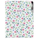 Tagebuch DESIGN wöchentlich A4 2024 CZ - Frühlingsblumen