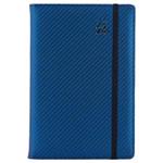 Tagebuch ELASTIC täglich A5 2024 Tschechisch – Blau/schwarzes Gummi