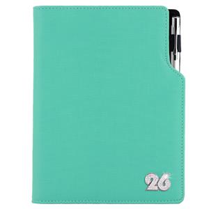 Tagebuch GEP CRYSTAL wöchentlich A5 2026 Tschechisch - Minze