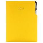 Tagebuch GEP mit Stift täglich A4 2024 - Gelb
