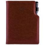 Tagebuch GEP mit Stift – täglich A5 2024 Tschechisch - Braun