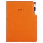 Tagebuch GEP mit Stift – täglich A5 2024 Tschechisch - Orange