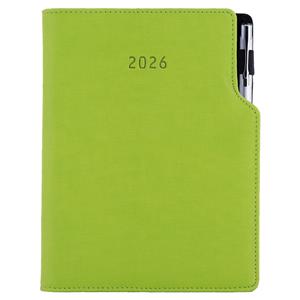 Tagebuch GEP mit Stift – täglich A5 2026 Tschechisch - Hellgrün